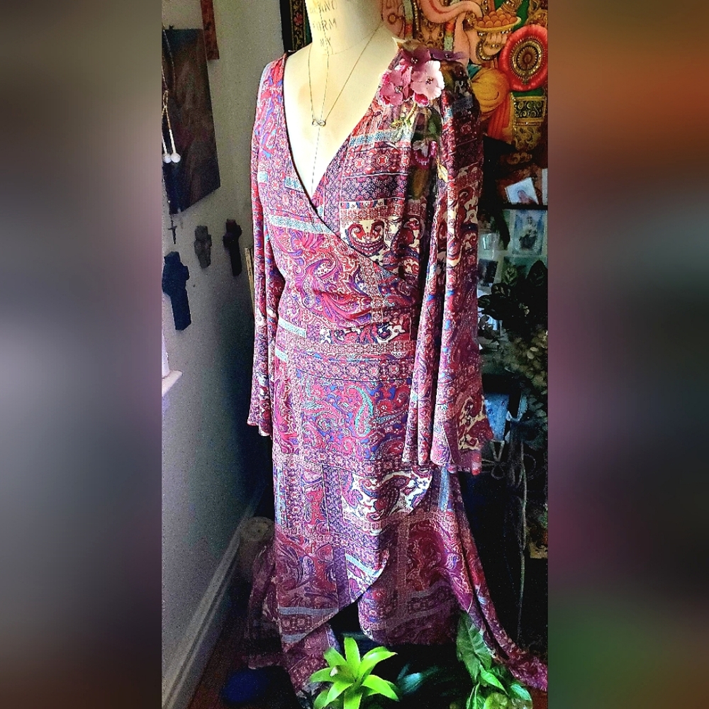 Aratta Silent Journey wrap dress